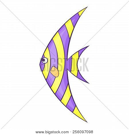 Fish Zanclus Icon. Cartoon Illustration Of Fish Zanclus Icon For Web