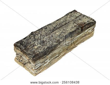 Isolated Piece Of Wood Decayed By Fungus; This Is From  A Floor Attacked By Dry Rot