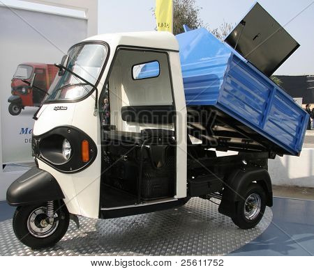 üç tekerlekli pikap autoexpo Delhi, Hindistan