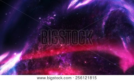 Planets And Galaxy, Science Fiction Wallpaper. Beauty Of Deep Space. Billions Of Galaxy In The Unive