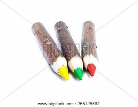 Pencils Yellow Red Green Symbolic Picture Elections