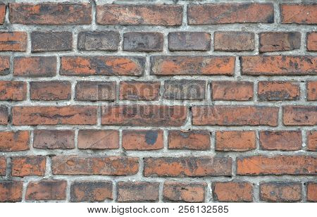 Red Old Brick Wall Textire Seamless Pattern