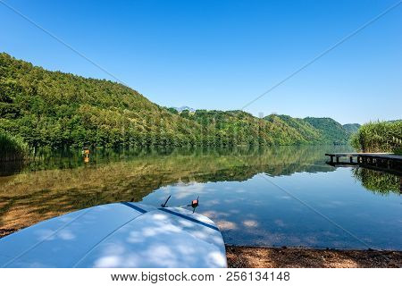 Lago Di Levico (lake), Levico Terme, Trentino Alto Adige, Italy, Europe