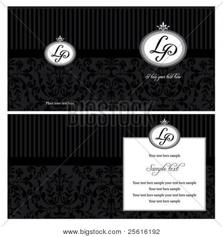 Vintage kártya-design dísz