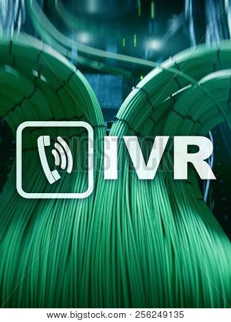 Ivr Interactive Voice Response Communication Concept. Servers