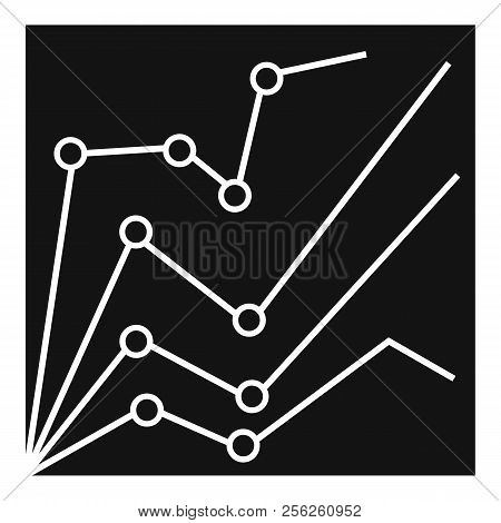 Financial Statistics Icon. Simple Illustration Of Financial Statistics Icon For Web Design