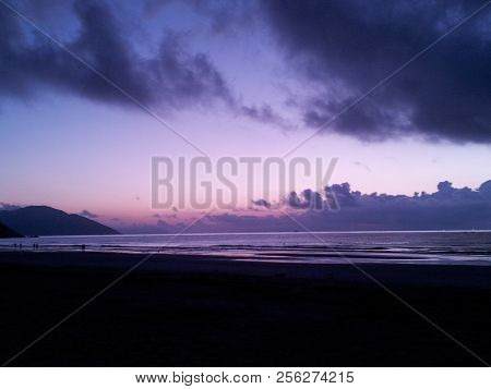Sunrise Photo On The Beach, Taken In Kawagawa Island, China