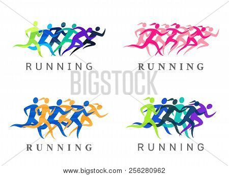 Running People Illustration