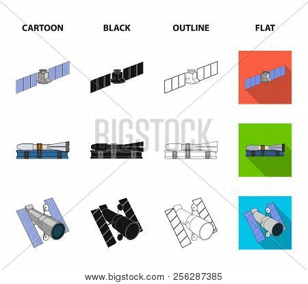The Space Station In Orbit, The Preparation Of The Launch Rocket, The Lunar Rover On The Surface. Sp