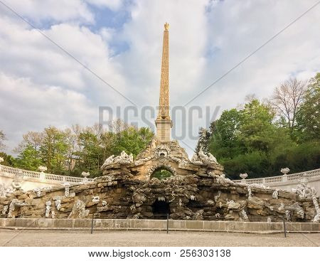 High Obelisk In Egyptian Style, Inscription In Latin: From Josephus Of Mary Terezia