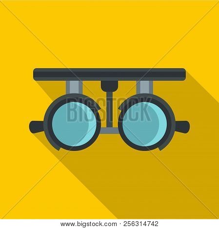 Medical Autorefractometer Icon. Flat Illustration Of Medical Autorefractometer Icon For Web