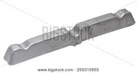 Raw Aluminum Ingot Store In Warehouse. Platinum Ignot Closeup. Silver Ignot.