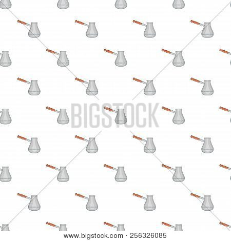 Turkish Cezve Pattern. Cartoon Illustration Of Turkish Cezve Pattern For Web