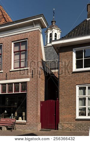 Ootmarsum, Netherlands - July 31, 2018: Ootmarsum Is A Town In The Dutch Province Of Overijssel. It