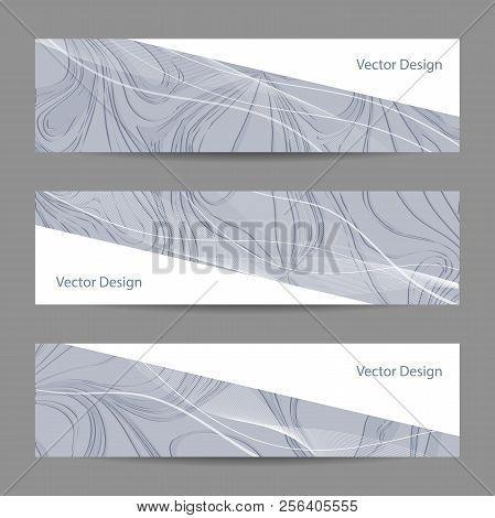 Vector Abstract Geometric Design Banner Web Template.