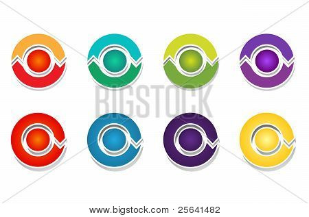 Round web elements