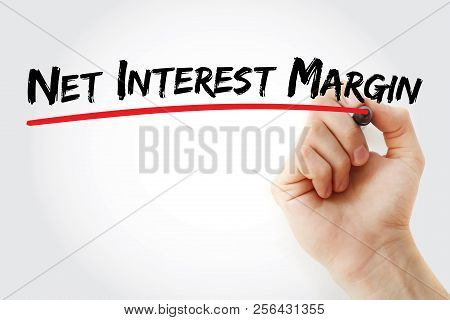 Nim - Net Interest Margin Acronym, Business Concept Background