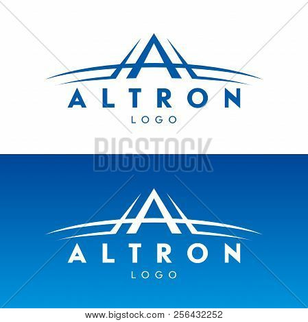 Vector Logo With The Stylized Letter A
