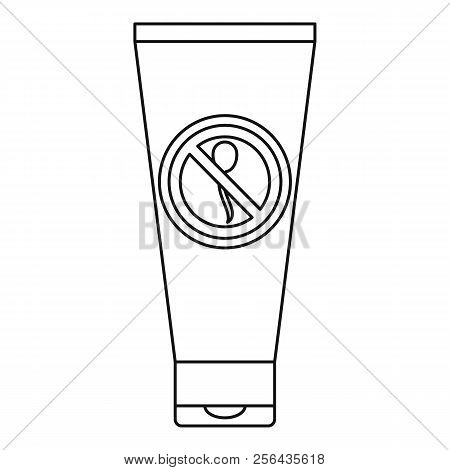 Spermicide Tube Icon. Outline Illustration Of Spermicide Tube Vector Icon For Web Design Isolated On