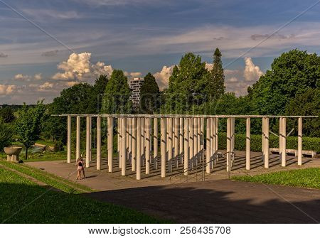 Stuttgart,germany - May 25,2018: Killesberg This Is An Old Historic Attraction In The Park Near Kill