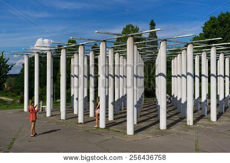 Stuttgart,germany - May 25,2018: Killesberg This Is An Old Historic Attraction In The Park Near Kill