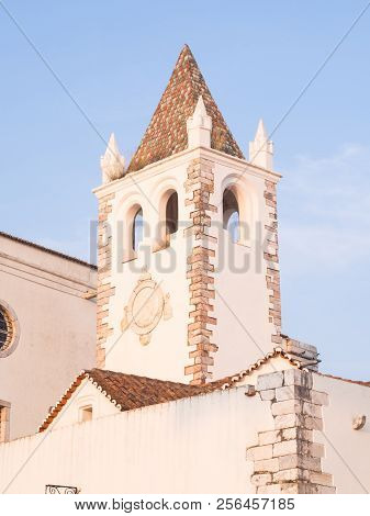 Tower Of The Nosso Senhor Dos Inocentes Church In Estremoz, Evora District, Portugal.