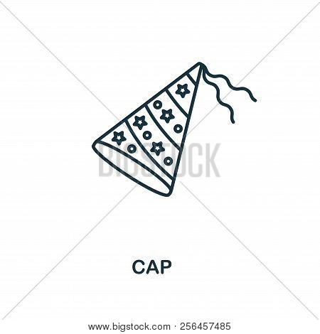 Cap Outline Icon. Vector & Photo (Free Trial) | Bigstock