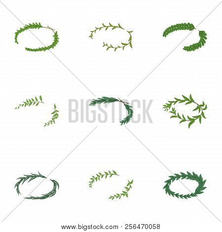 Tiara Is The Winner Icons Set. Isometric Set Of 9 Tiara Is The Winner Vector Icons For Web Isolated 