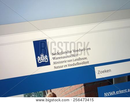 Amsterdam, The Netherlands - September 3, 2018: Website Of The Netherlands Food And Consumer Product