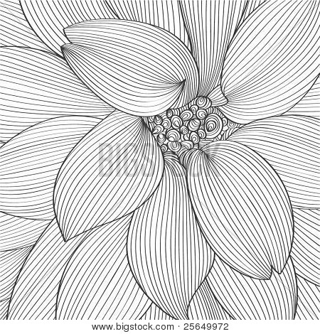 Abstrakti kukka tausta. Vector kukka dahlia. Osa design.