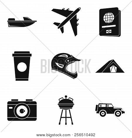 Sortie Icons Set. Simple Set Of 9 Sortie Icons For Web Isolated On White Background