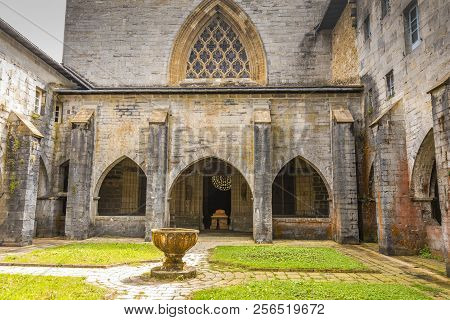 Gothic Cloister Of The Thirteenth Century And In The Background The Chapel Of San Agustin Where You 