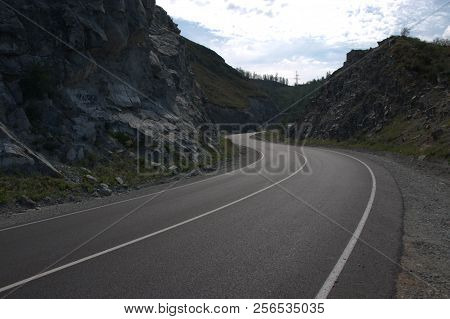 Chuysky Tract (highway M-52). The Republic Of Gorny Altai. Siberia.