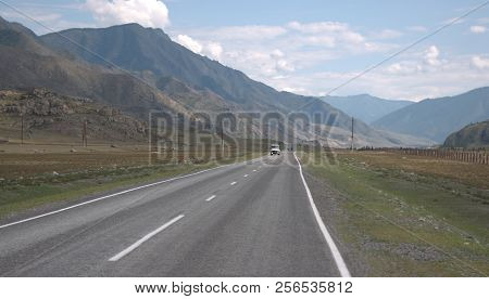 Chuysky Tract (highway M-52). The Republic Of Gorny Altai. Siberia.