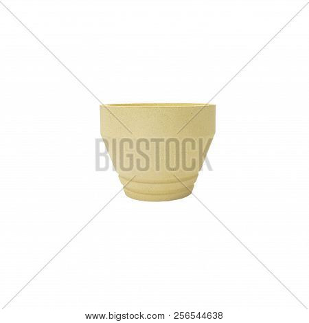 Fireproof products casting processing. Products for use in high modes, lining furnaces, foundry tracts, laboratory glassware,  isolated on white background.