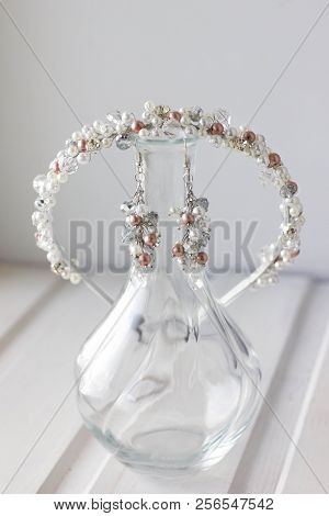 Handmade Decoration Rim In A Bead Hair Style