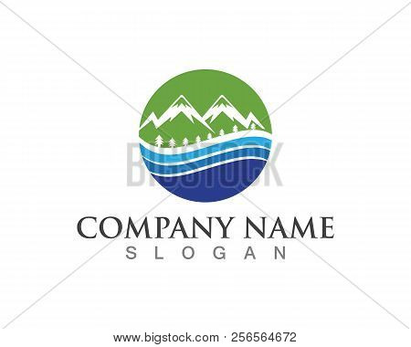 Nature Mountain Logos Business Template Vector Icons