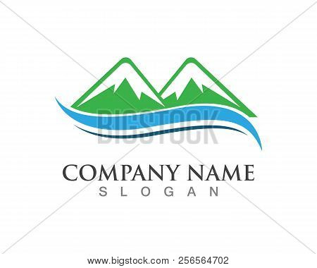 Nature Mountain Logos Business Template Vector Icons
