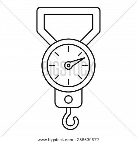 Steelyard Icon. Outline Illustration Of Steelyard Icon For Web