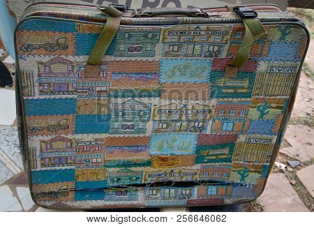 Nova Lima, Brazil - August 25, 2018: Collection Of Old Things Used And Without Restoration In Arts M
