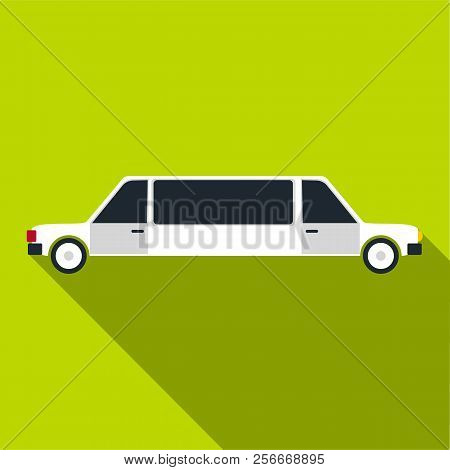 Limousine Icon. Flat Illustration Of Limousine Icon For Web