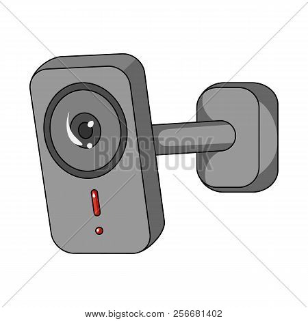 Vector Design Of Cctv And Camera Sign. Collection Of Cctv And System Stock Symbol For Web.