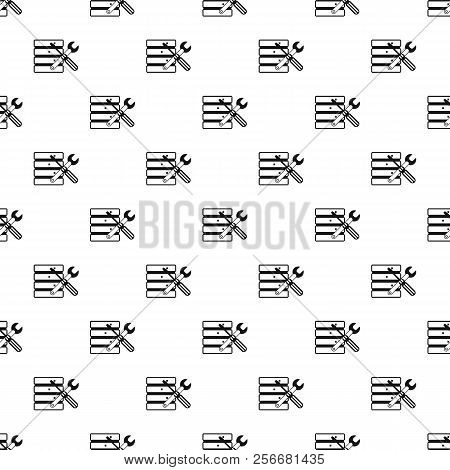 Database Setup Pattern. Simple Illustration Of Database Setup Pattern For Web