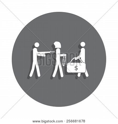 Exchange Hostage Icon In Badge Style. One Of Terrorizm Collection Icon Can Be Used For Ui, Ux