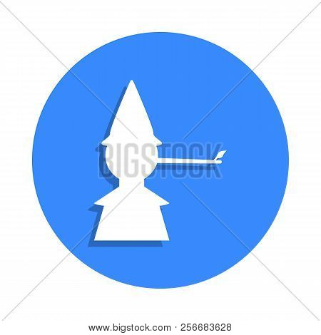 Pinocchio Icon In Badge Style. One Of Tales Collection Icon Can Be Used For Ui, Ux