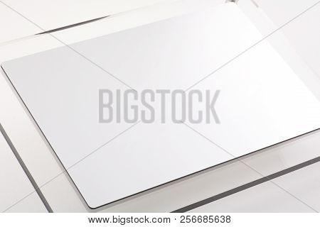 Dental Ceramic Veneers And Crowns Isolated With Mirror Background.