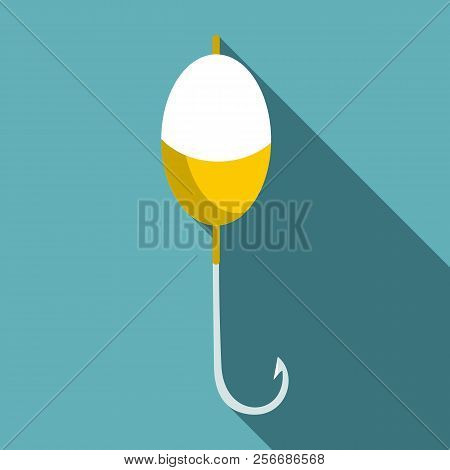 Little Floating Bobber Icon. Flat Illustration Of Little Floating Bobber Icon For Web