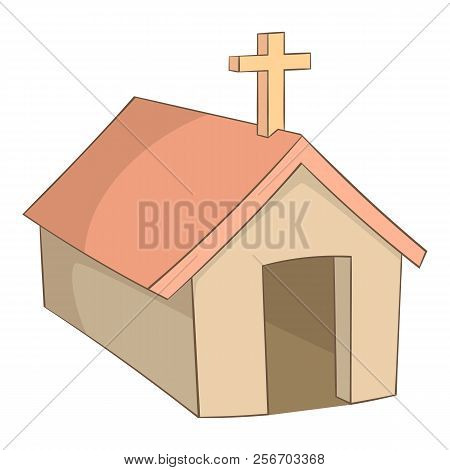 The Church In The Village Of Indians, North Argentina Icon. Cartoon Illustration Of The Church In Th