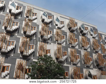 Scottish Parliament In Edinburgh