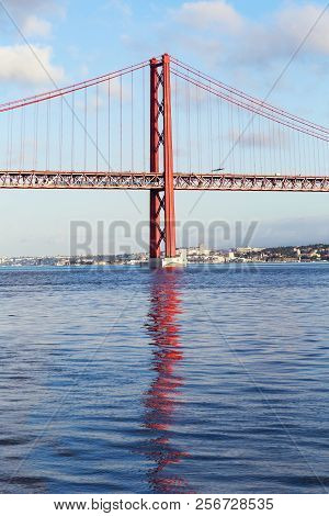 The 25 De Abril Steel Suspention Bridge